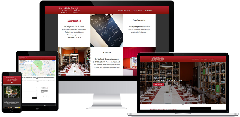 Winterlik Portfolio Website GutenbergsKantine